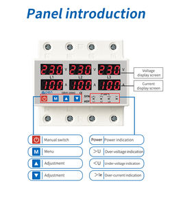 OBV4-100AS 380V 100A Syn 비동기 3 상 조정 가능한 릴레이 저전압 전류 보호기 - Product Image 5