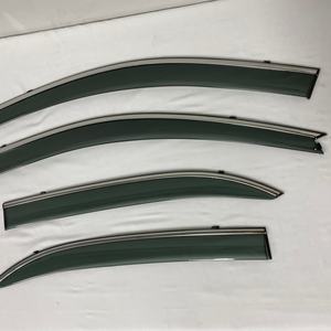 แผ่นบังลมหน้าต่าง Benke สำหรับ TOYOTA CAMRY ปี 1996-2001 ผลิตจากพลาสติก PC แบบฉีดขึ้นรูป ช่วยระบายอากาศ ป้องกันแสงแดด สำหรับรถยนต์ OEM สีดำ/สีรมควัน ติดตั้งด้วยเทป 3M - Product Image 1