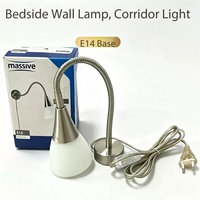Lampe murale en céramique pour chambre à coucher, allée, entrée, rétro, protection des yeux, lampe de balcon, support de lampe E14