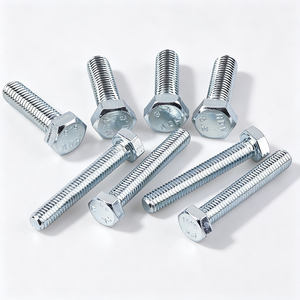 Factory Supply GB5783 Full Thread Hex Head Bolt Carbon Steel 8.8 Grade <b>Galvanized</b> Hexagonal <b>Screw</b> - Product Image 3