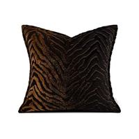 Sarung Bantal Sofa Echo Echo Customized Light Luxury Gradient Gilded Gold, Bantal Kustom Villa Kelas Atas