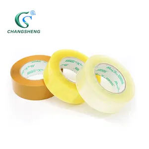 Custom Printed Bopp Clear Packaging Carton Tape With Logo Packing Machine Strap Manual Single Sided Waterproof Clear Bopp Tapes