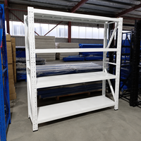 Étagères de stockage, rayonnages à palettes en acier à longue portée, robustes, sans boulons, emballage en carton, certifiés CE, entrepôt industriel
