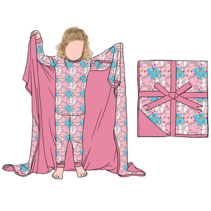 Coperte RTS per Bambini Little Glow 30*40 Pollici in <span class=keywords><strong>Bambù</strong></span> Stampato Fatte a Mano per Tutte le Stagioni Vendita Calda Biancheria da Letto per Bambini Boutique - Product Image 5