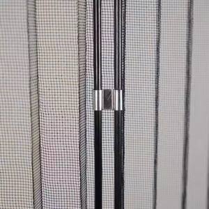 Prix d'usine léger accordéon étanche pliant renforcé coupe-vent pôle extensible ressort coulissant <span class=keywords><strong>porte</strong></span> moustiquaire - Product Image 6