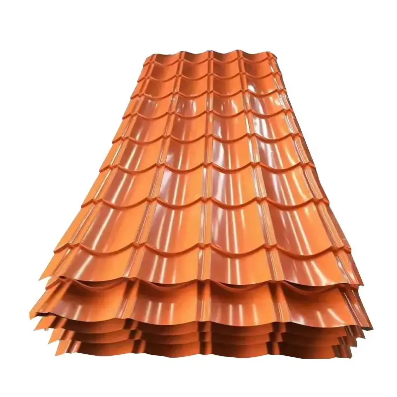 Kaliteli çatı kiremitleri Metal levha 8mm galvanizli oluklu sac çatı sayfası satılık