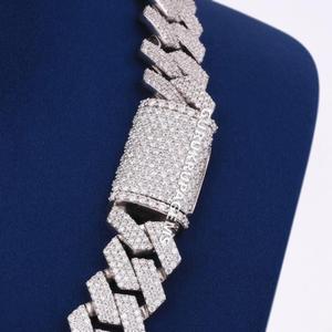 925 Sterling Silver Grown Diamond Luxury Fine Chain Elegant Lab Diamond Necklace Classic Modern Engagement Jewelry Wedding <b>Gift</b> - Product Image 3