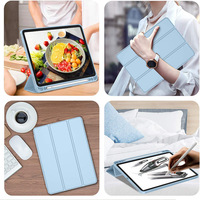 Harga pabrik casing Tablet sampul pintar kulit Pu Slot pena sandaran tahan guncangan untuk Lenovo Tab M10 3rd Gen 10.1 "inci casing