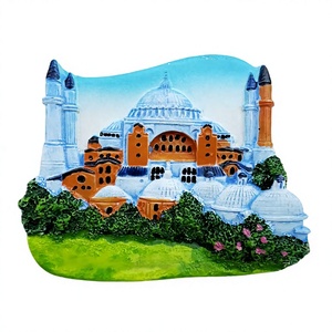 Magnete per Frigorifero Personalizzato in Resina 3D della Cappella di Santa Sofia di <span class=keywords><strong>Istanbul</strong></span>, Souvenir Turistico, Regalo, Vendita all'Ingrosso OEM - Product Image 6