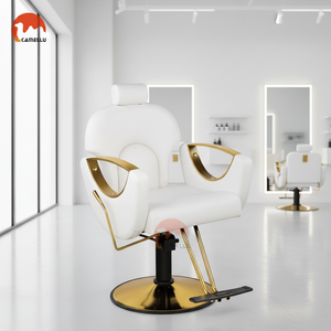 Chaise de salon de coiffure professionnelle à hauteur réglable avec pompe hydraulique, design moderne, pour salon de coiffure - Product Image 4