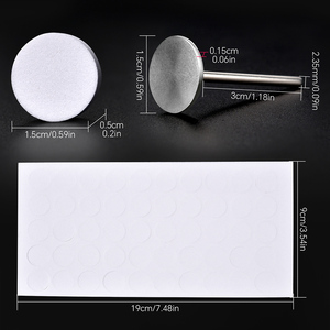 KADS 15mm <b>Nail</b> Polishing Wheel Buffing Pad Stainless Steel Disc <b>Nail</b> Drill Bit Tool Buff Used with Electric <b>Nail</b> Drill Machine - Product Image 3