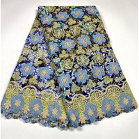 Kain Batik Renda Tali Guipure Afrika Ramah Lingkungan Brokat Kerajinan Lingerie Tirai 5 Yard