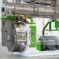 Machine à granulés d'aliments pour volailles RICHI - Prix - Moulin à granulés d'aliments pour volailles en acier inoxydable 304, matrice de 520 mm, 10 tonnes par heure