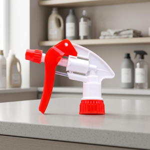 Pompe à pulvérisation industrielle de qualité supérieure en aluminium robuste avec buse antidérapante et anti-poussière pour bouteille de nettoyage chimique - Product Image 2