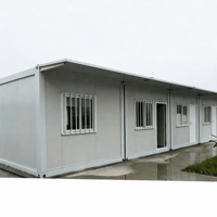 Maison conteneur mobile en acier galvanisé ZHONGHAO 10Ft 20Ft 30Ft, préfabriquée, pliable, pour bureau temporaire, bâtiment ou appartement