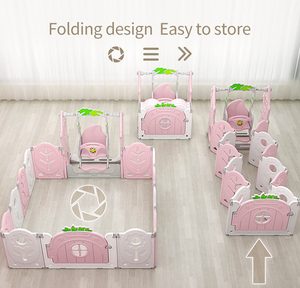 Corral Plegable <span class=keywords><strong>de</strong></span> Plástico <span class=keywords><strong>de</strong></span> Seguridad para Juegos <span class=keywords><strong>de</strong></span> Niños en Interiores - Product Image 3