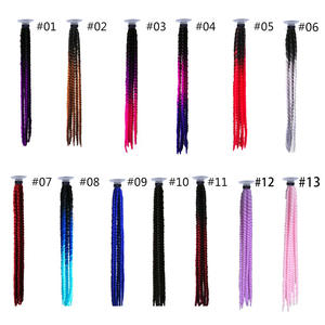 Perruque pour <span class=keywords><strong>casque</strong></span> de moto Hawkko M-001, très vendue, durable, imperméable, résistante à la chaleur, décoration tendance, tresse sale, queue de cheval - Product Image 3