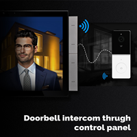 Panneau tactile intelligent Android Max 10,1 pouces pour la maison, résolution 1080p, design coulissant, contrôle par application, passerelle Wi-Fi/BLE/Zigbee pour toute la maison