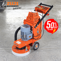 Meuleuse de sol industrielle ZUJI CG400 à moteur à fil de cuivre haute efficacité, pour béton, 380V/220V, multifonctionnelle, semi-automatique