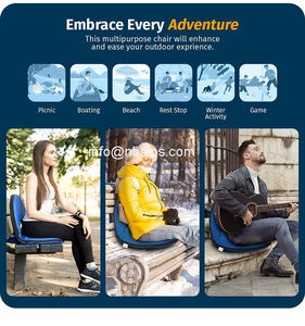 Japanse Stijl Tatami Seat Opvouwbare Stadionstoel Deluxe Outdoor Camping Verstelbare Waterdichte Vloerkussen Stoel - Product Image 4