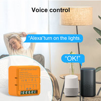 Module de disjoncteur intelligent WiFi Esp C2 Mini, commande vocale sans fil pour application de maison intelligente Alexa Google Home
