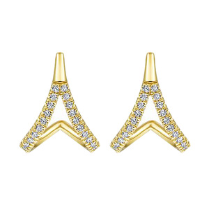 Orecchini a Forma di Goccia per Donne, Gioielli Minimalisti Geometrici alla Moda - Product Image 2