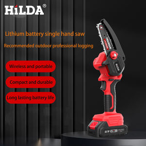 Pabrik grosir mini gergaji rantai nirkabel Bagian gergaji mesin isi ulang alat Taman <span class=keywords><strong>4</strong></span> inci/6 inci gergaji rantai - Product Image 5