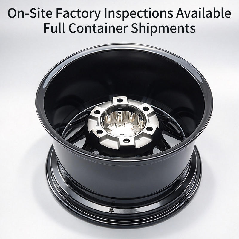 FLowtone Wheels Black 15 Inch 10J Alloy Wheels 6x139.7 5x127 5x114.3 ...
