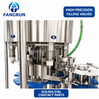 Sanitary Hygienic Food Grade Automatic Mineral Pure Drinking Water PET Glass Bottle Rinsing Filling Capping Bottling Machine