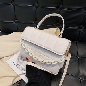 AMIQI YA39-012023 잠금 체인 숄더 메신저 백 우아한 여성 작은 사각형 가방 가죽 가방 여성 핸드백 숙녀 - Product Image 3