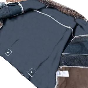 Chaqueta Vaquera de Alta Calidad para Hombre, Algodón Orgánico, Transpirable, Cómoda, Tejido Lavado Vintage, Fabricante de Chaquetas Personalizadas - Product Image 4