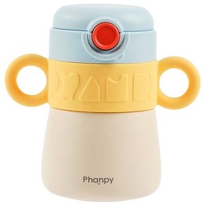 Phanpy moins cher gobelets à siroter <span class=keywords><strong>bébé</strong></span> bouteille de lait personnalisé bouteille d'eau ensemble en acier inoxydable isolé sous vide boisson bouteilles d'eau enfants garçons - Product Image 1