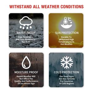 Cosun signalisation de porte en aluminium numéros de porte d'hôtel personnalisés plaque de signalisation en fonte à vendre - Product Image 5