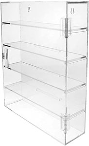 Estuche de exhibición acrílico para figuras de Mini Pop <span class=keywords><strong>Funko</strong></span>, caja de almacenamiento de 4 capas, organizador de armario, montado en la pared, transparente - Product Image 6