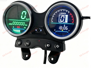 Compteur de vitesse de <span class=keywords><strong>moto</strong></span> MrGuage avec tachymètre, ensemble d'instruments de tableau de bord, <span class=keywords><strong>panneau</strong></span> numérique pour <span class=keywords><strong>moto</strong></span> - Product Image 5