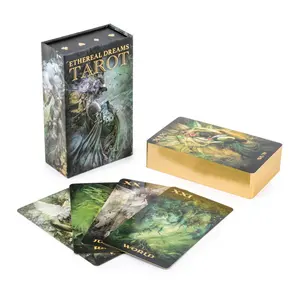 Cartes de tarot 350 g/m² imprimées personnalisées Jeux de cartes Oracle Cartes à jouer avec boîte rigide personnalisée