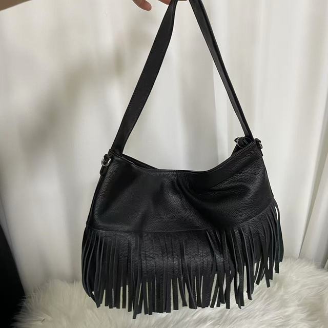 Cowhide Luxury Women Handbags Genuine Leather Bucket Bags for Women Underarm Shoulder Bag Soft Genuine Leather Large Tote Bag