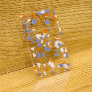 Feuilles acryliques dispersées colorées couleur bonbon poudre d'oignon découpe Laser traitement oignon paillettes panneau - Product Image 4