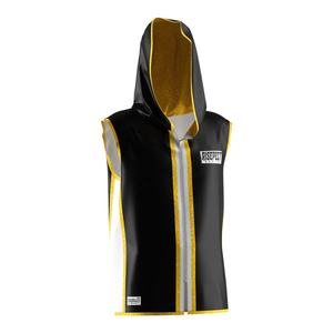 Sudadera Deportiva sin Mangas con Capucha para Boxeo, MMA, Entrenamientos en Gimnasio, Caminatas por el Ring, Ajuste Musculoso, Personalización de Marca, Ropa de Equipo - Product Image 5