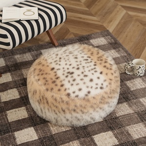 <span class=keywords><strong>Housse</strong></span> <span class=keywords><strong>de</strong></span> pouf ronde en imitation <span class=keywords><strong>fourrure</strong></span> animale, design original, décoration d'intérieur, coussin <span class=keywords><strong>de</strong></span> sol moelleux, pouf <span class=keywords><strong>de</strong></span> salon - Product Image 1