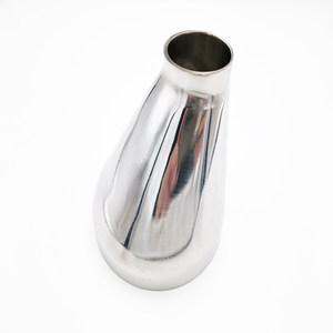 Sıhhi Gümüş Paslanmaz Çelik 304/316 Döküm Flanş Bağlantılı Düz Yüzeyli Eksantrik Su Akış Kontrol Redüktörü 3 Yıl Garantili - Product Image 3