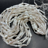 Perles de Dents de Perle Naturelles de Haute Qualité 4-6mm, Chaînes de Perles pour la Fabrication de Bijoux - Vente Chaude