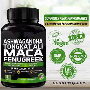 Cápsulas de Extracto de Raíz de Maca Superalimento, Suplemento para Hombre Fuerte, Aumenta la Energía, Suplemento Herbal Antioxidante para Hombres y Mujeres Embarazadas - Product Image 2