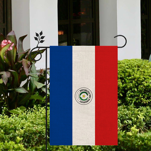 Best-seller Paraguay Cour Jardin Drapeau Atmosphère Unique Décoration Peut Être Personnalisé 18*12 In - Product Image 3