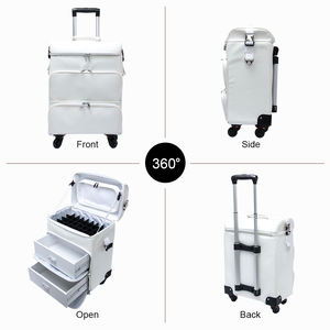 กระเป๋าใส่ยาทาเล็บแบบมีล้อ รุ่นใหม่ของ Koncai สำหรับช่างทำเล็บ กระเป๋าเดินทางสำหรับช่างทำเล็บ ความจุขนาดใหญ่ - Product Image 2