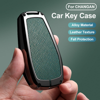Coque de protection métallique pour clé de voiture - Prix attractif - Compatible Changan CS75 PLUS, CS55 PLUS, CS35 PLUS, EADO PLUS, Oshan X5, X7
