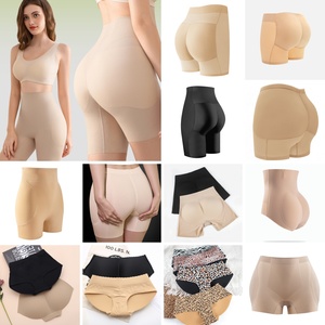 Culotte gainante taille haute effet ventre plat et rehausseur de fesses, shorty rehausseur de <span class=keywords><strong>hanches</strong></span> effet fesses galbées pour femme, grandes tailles, body shaper - Product Image 5