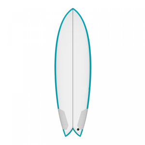 Tabla de Surf de Fibra de Vidrio, Tabla Corta Epoxi en Cola de Pez con Aletas de Surf - Product Image 4