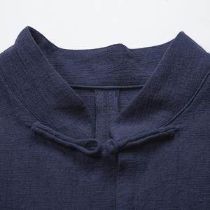 Chaqueta <span class=keywords><strong>de</strong></span> <span class=keywords><strong>Traje</strong></span> Tang <span class=keywords><strong>de</strong></span> <span class=keywords><strong>Lino</strong></span> Chino <span class=keywords><strong>para</strong></span> Hombre, Cuello Mandarín, Botones <span class=keywords><strong>de</strong></span> Rana, <span class=keywords><strong>Camisa</strong></span> Casual <span class=keywords><strong>para</strong></span> Estilo Chino y Uso Diario, Moda Sehe - Product Image 6