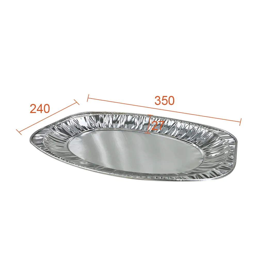 Turkey Pan Container Food Eco Pizza Recyclable Aluminium Foil Round Tray Turkey Pan